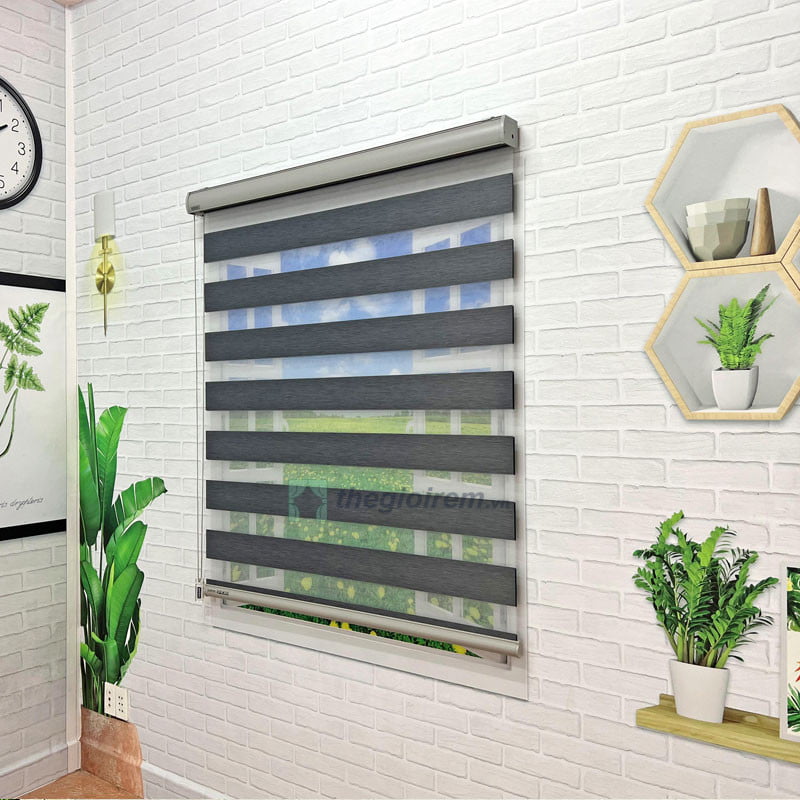 Mẫu rèm cuốn sáng màu